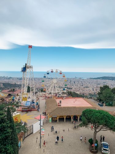 barcelona bucket list amusement park mount tibidabo