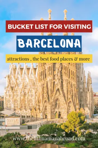 Barcelona bucket list title photo