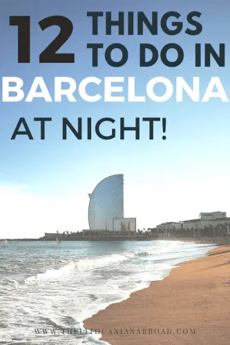 things to do at night in barcelona