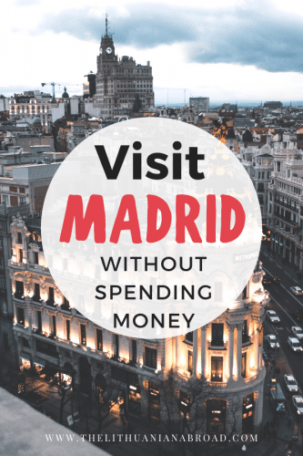 visit madrid on a budget