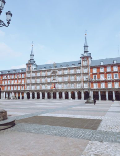 Plaza Mayor Empty Madrid on a budget