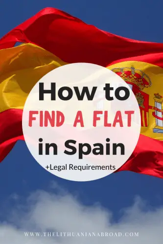 how to find a flat in spain