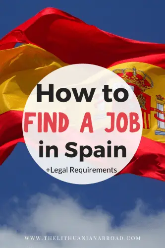 find a job in spain