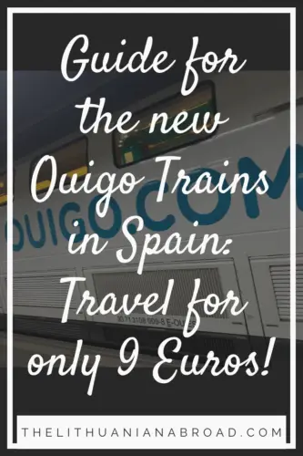 OUIGO TRAINS IN SPAIN