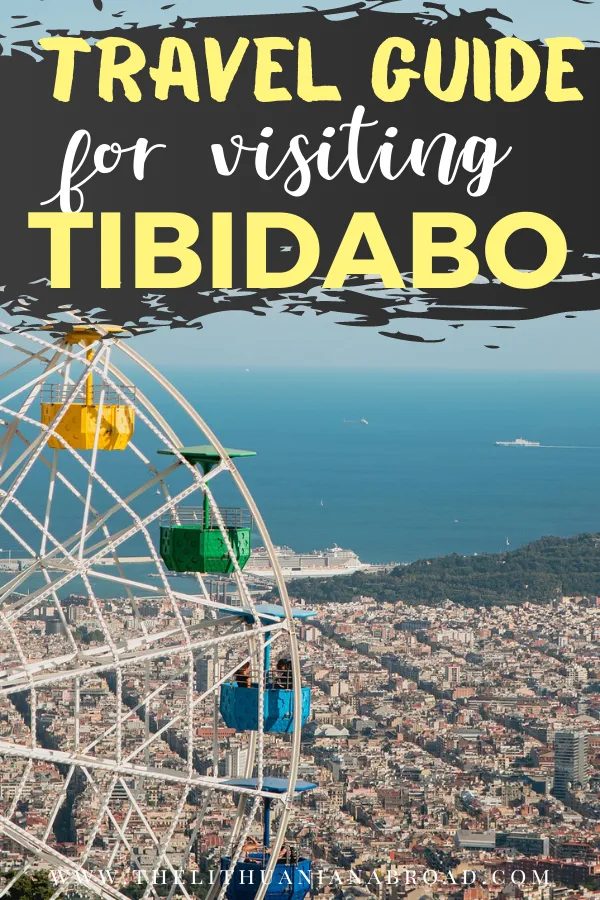 visit Tibidabo Barcelona Spain viewpoint 
