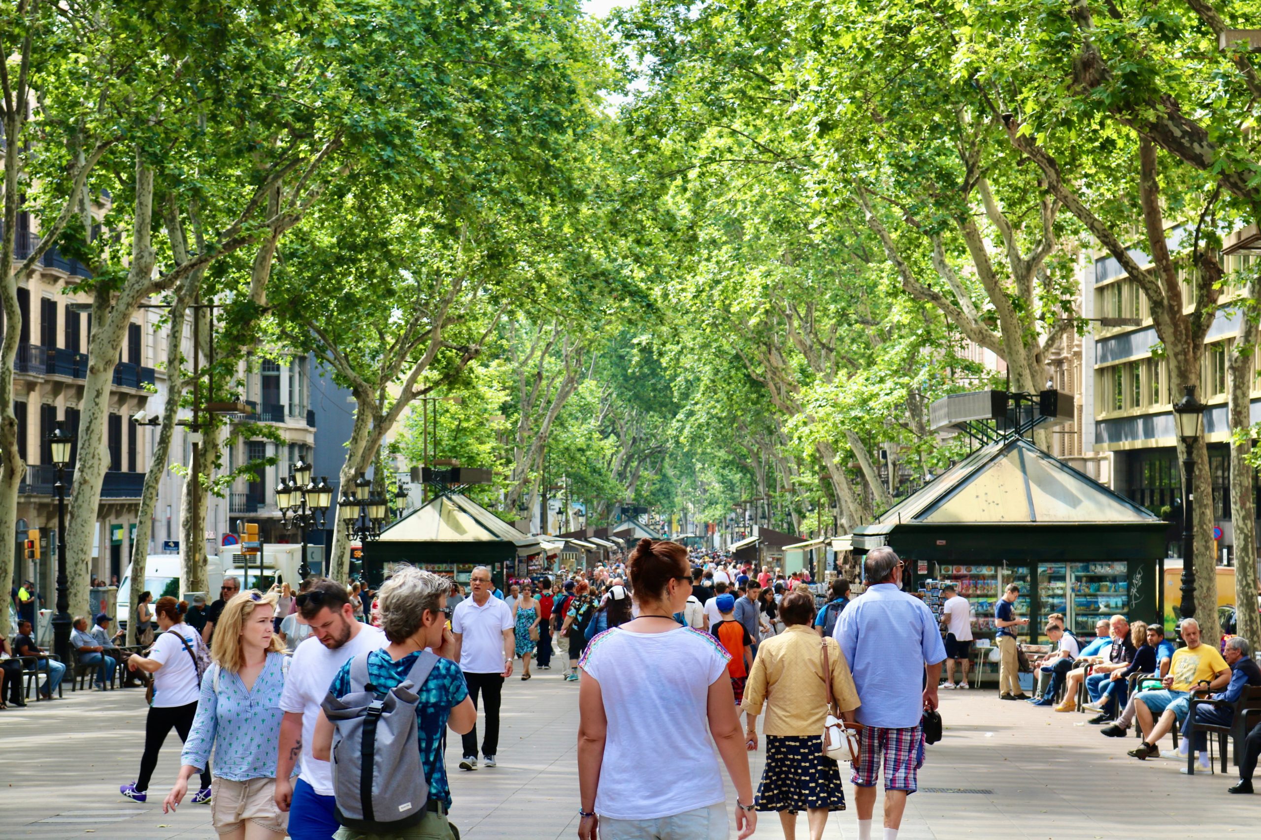 La Rambla spend 2 days in Barcelona