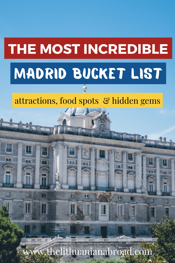 the ultimate madrid bucket list challenge