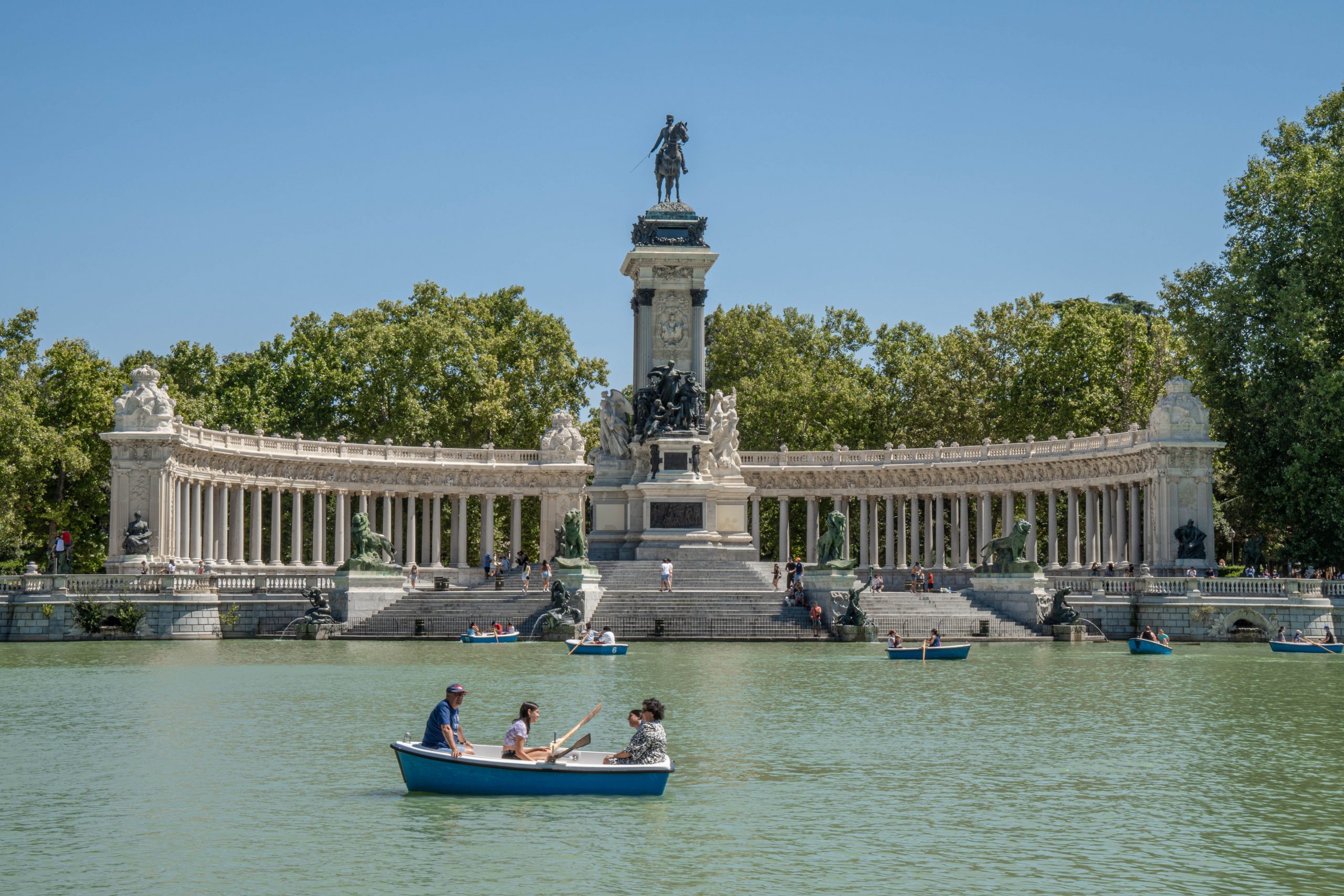 boats in the Retiro Park Lake Madrid Bucket List