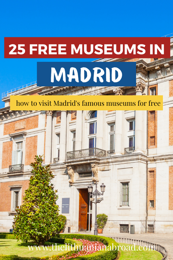 free museums in Madrid photo