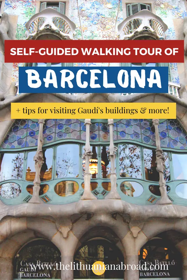 self-guided walking tour of Barcelona canna photo