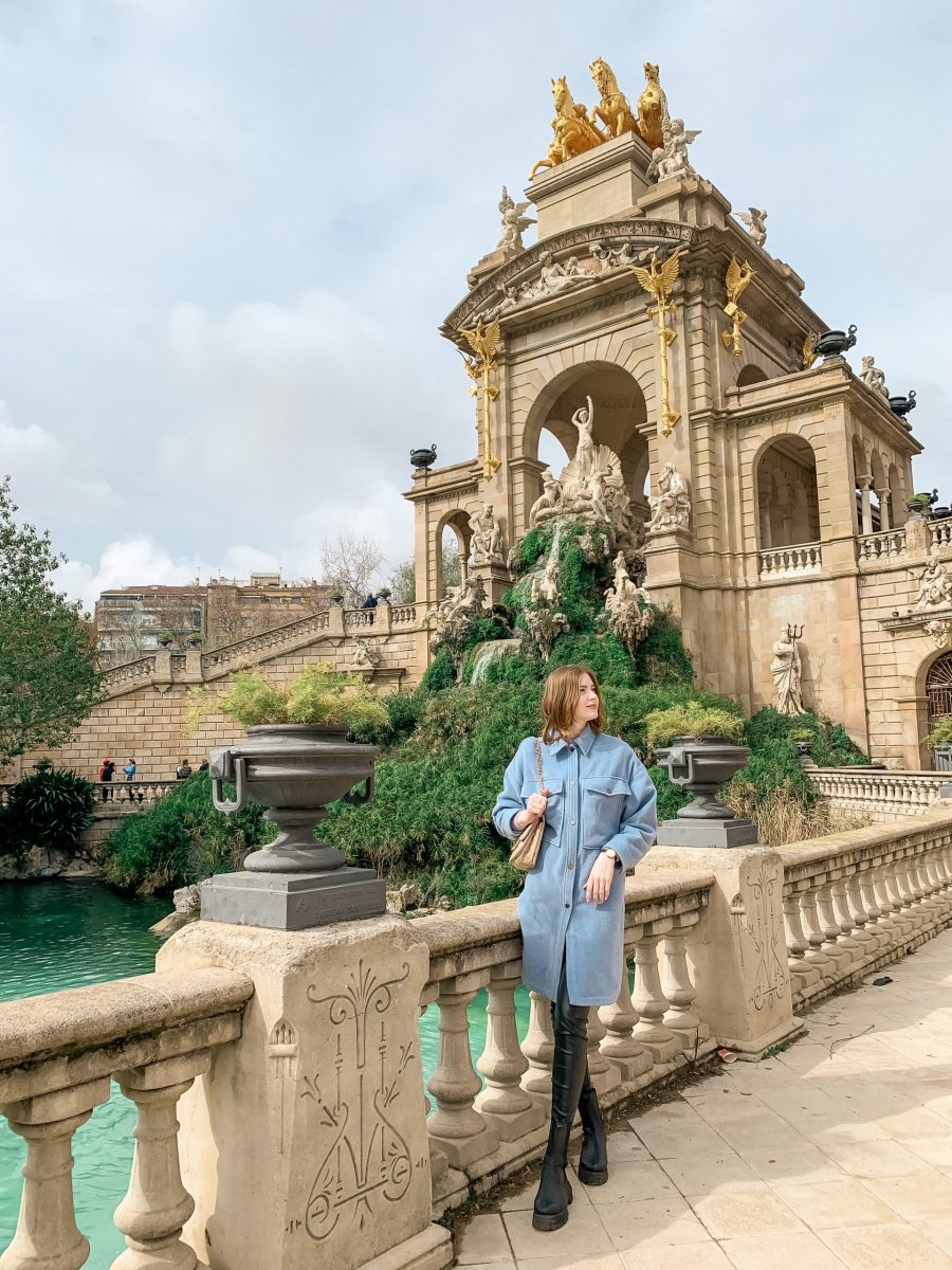 barcelona in December self guided walking tour in Barcelona parc de la ciutadella photo barcelona in winter spain bucket list