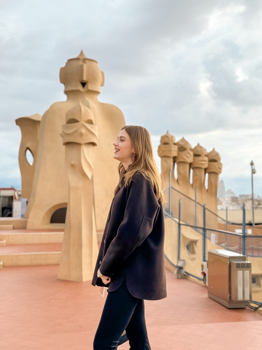 Casa Milá la pedrera barcelona bucket list rooftop