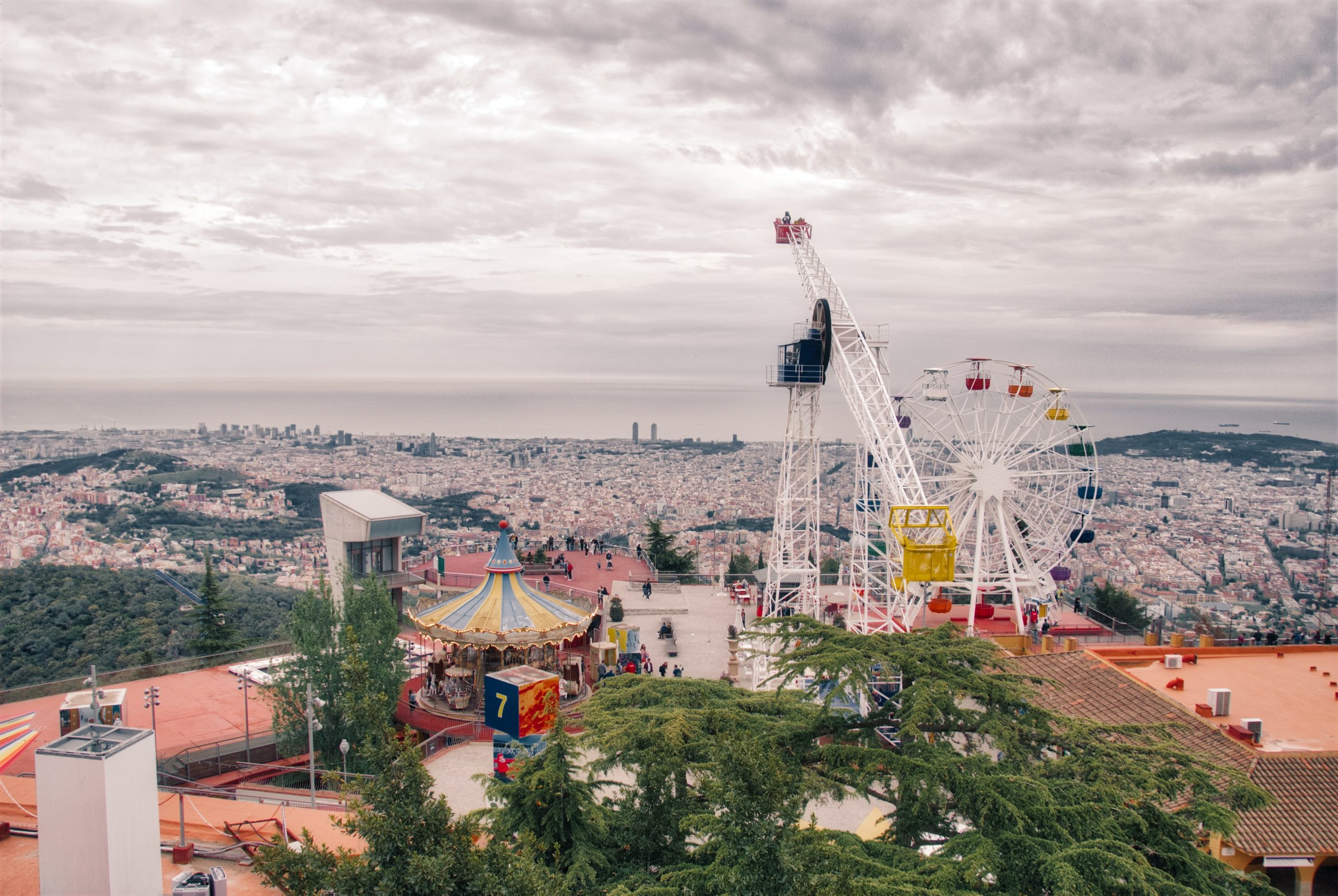 tibidabo self-guided walking tour of barcelona