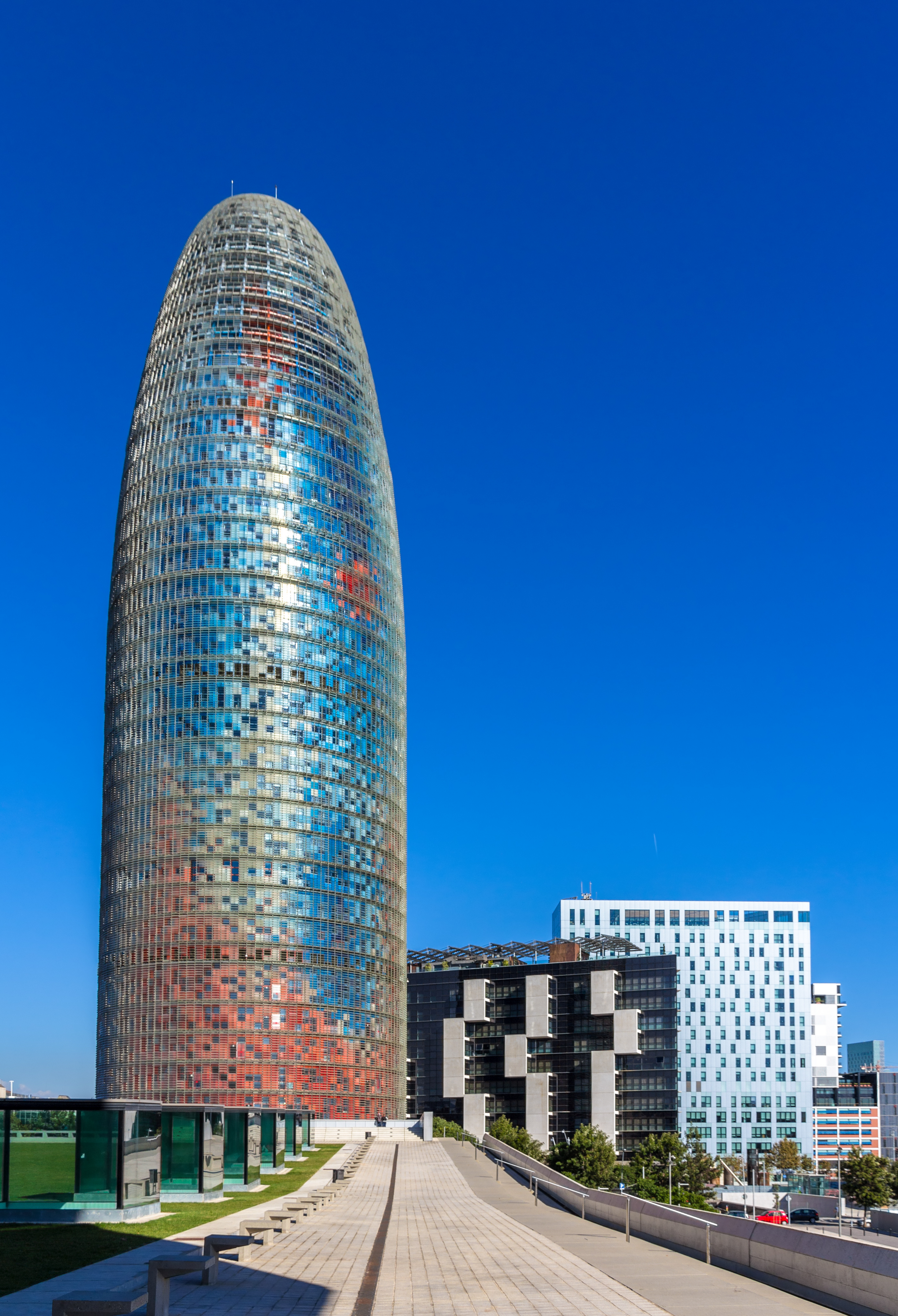 torre glories famous buildings in Barcelona