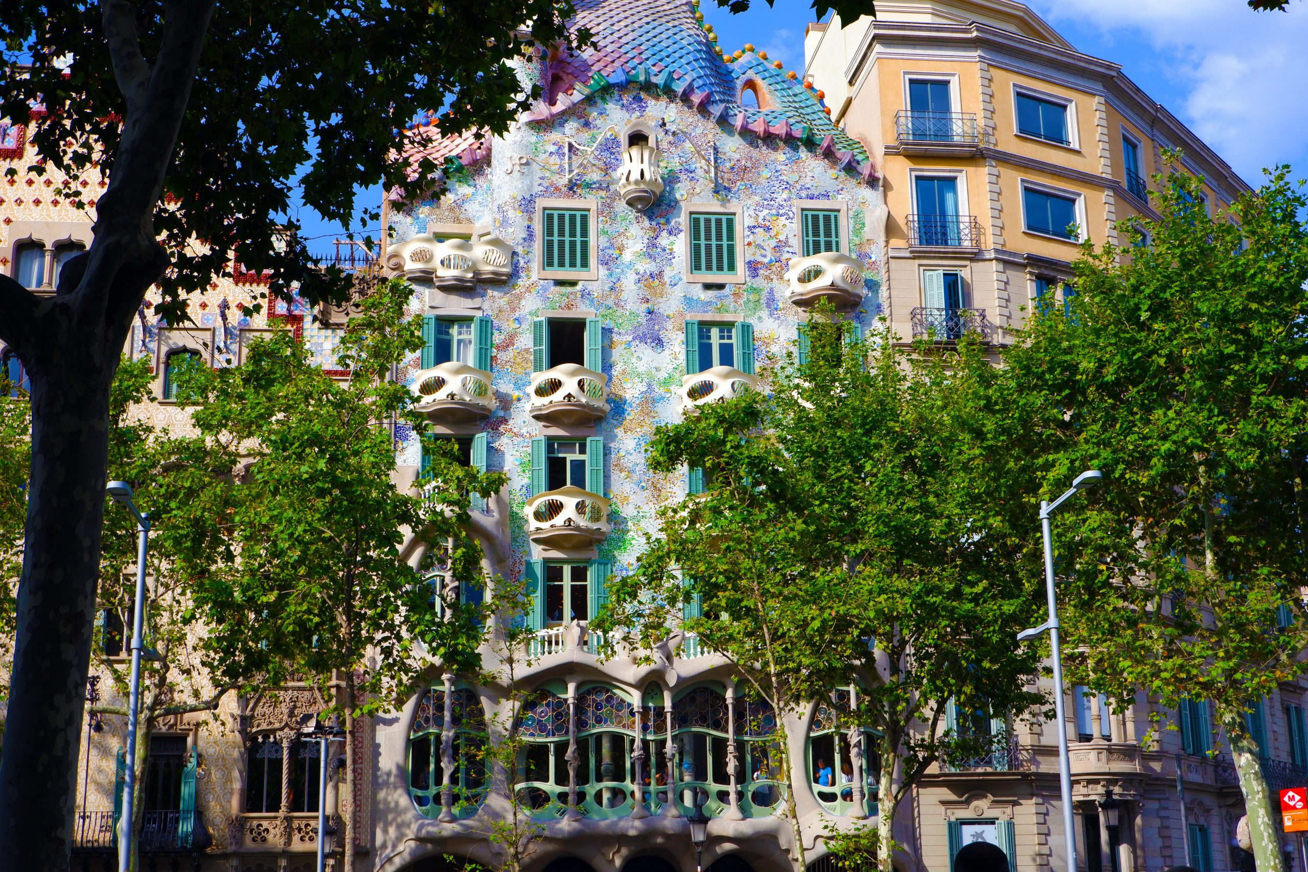 Instagram spots in Barcelona famous buildings in Barcelona Casa Batllo
