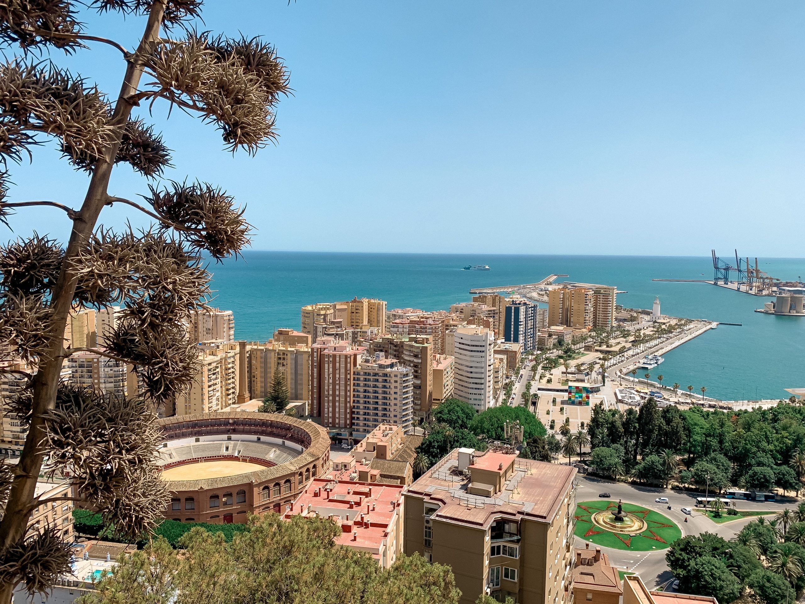 mirador de Gibralfaro one day in Malaga