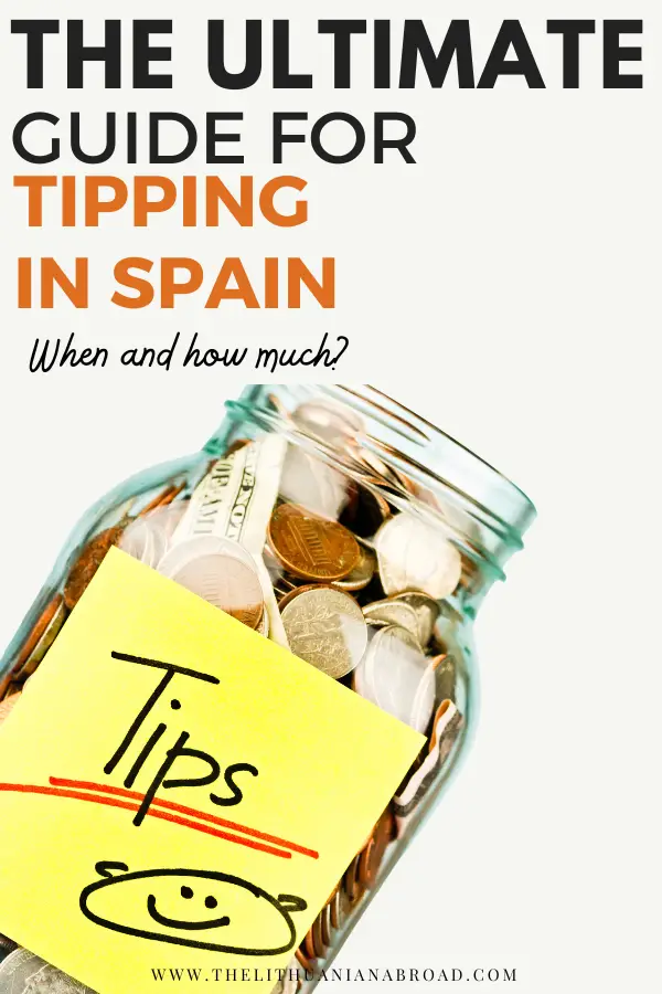 Tipping in Spain title photo