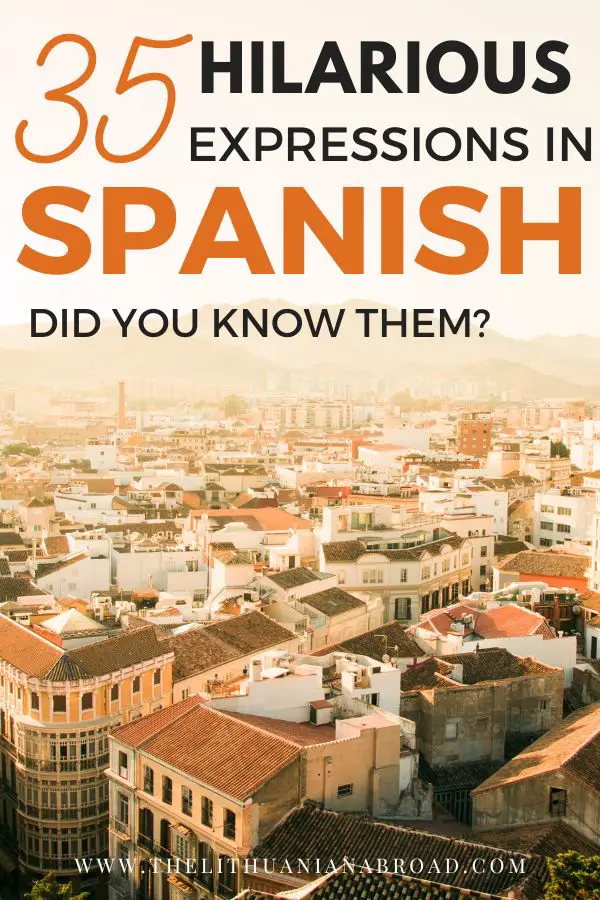 35 funny sayings in Spanish title photo