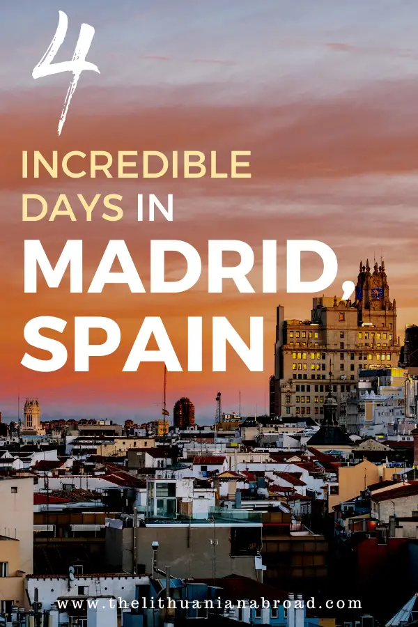 spend 4 days in madrid title photo