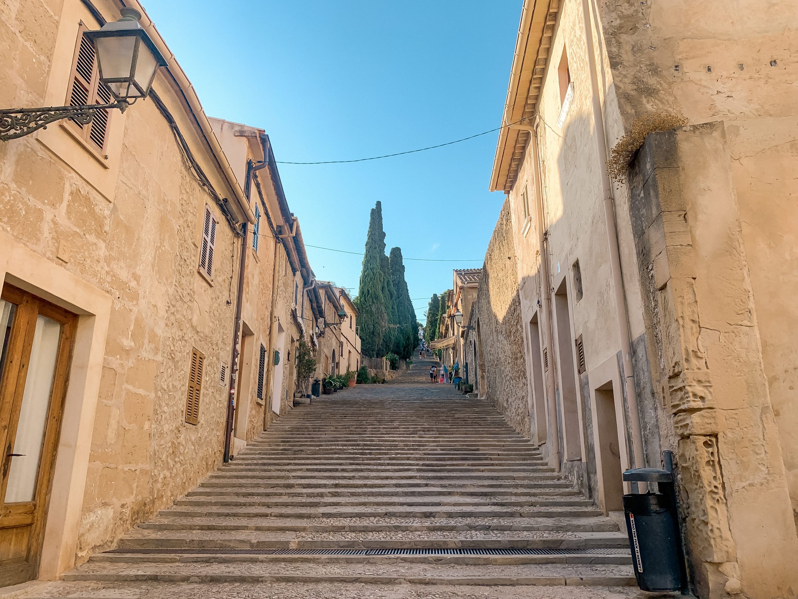 best areas to stay in mallorca tips things to do in Alcudia visit Pollenca 365 stairs