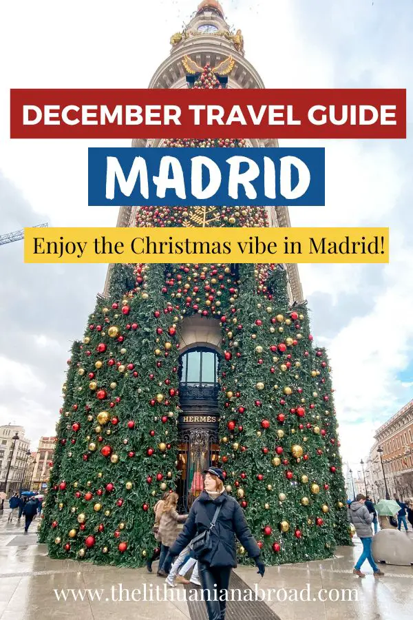 Madrid in December title photo
