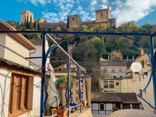 self guided walking tour granada in winter tetería buñuelo