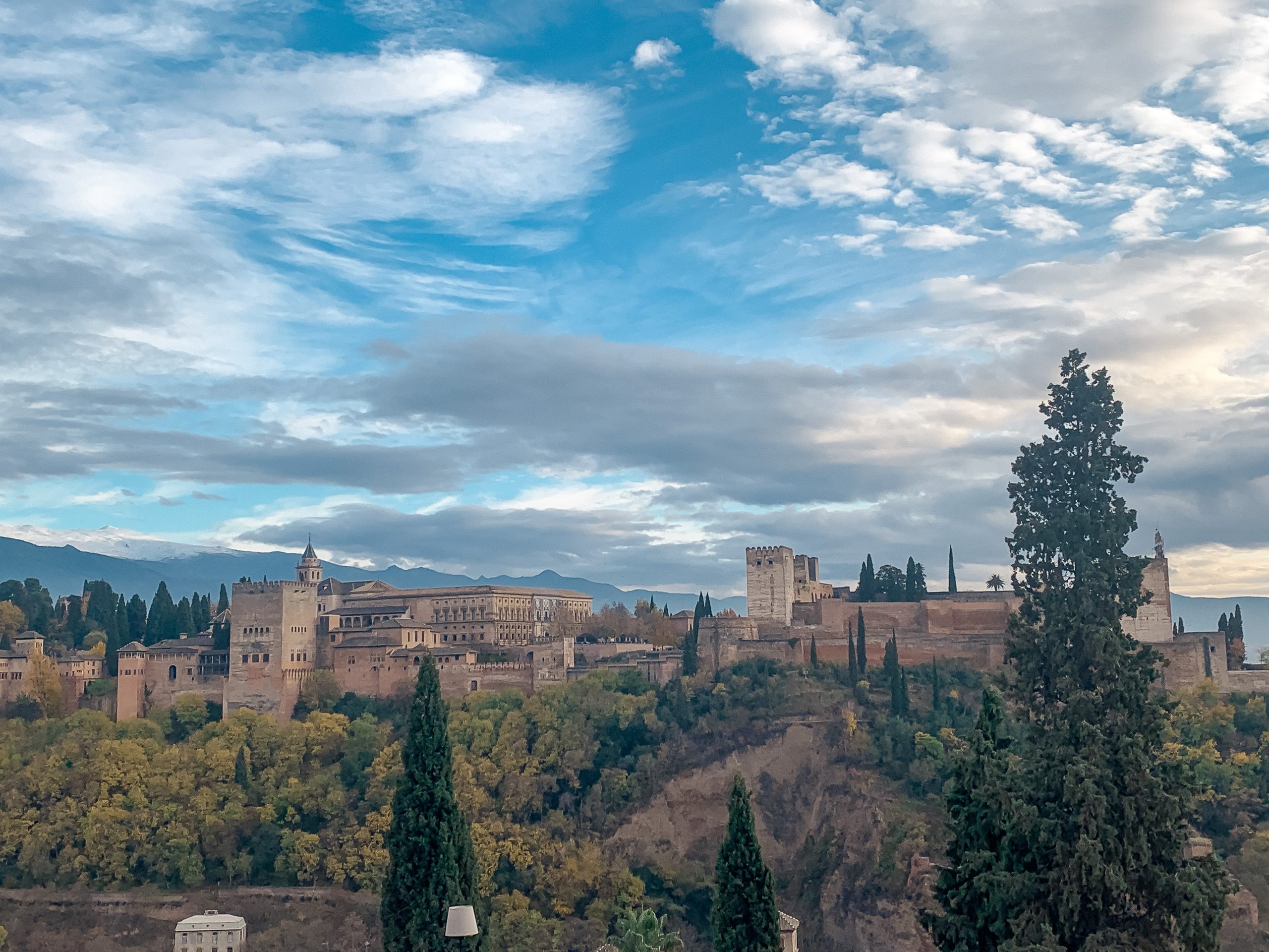 winter in granada viewpoint san Nicolas self guided walking tour of Granada in 2 days