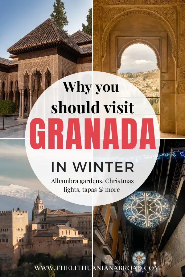 Visit Granada in Winter title photo