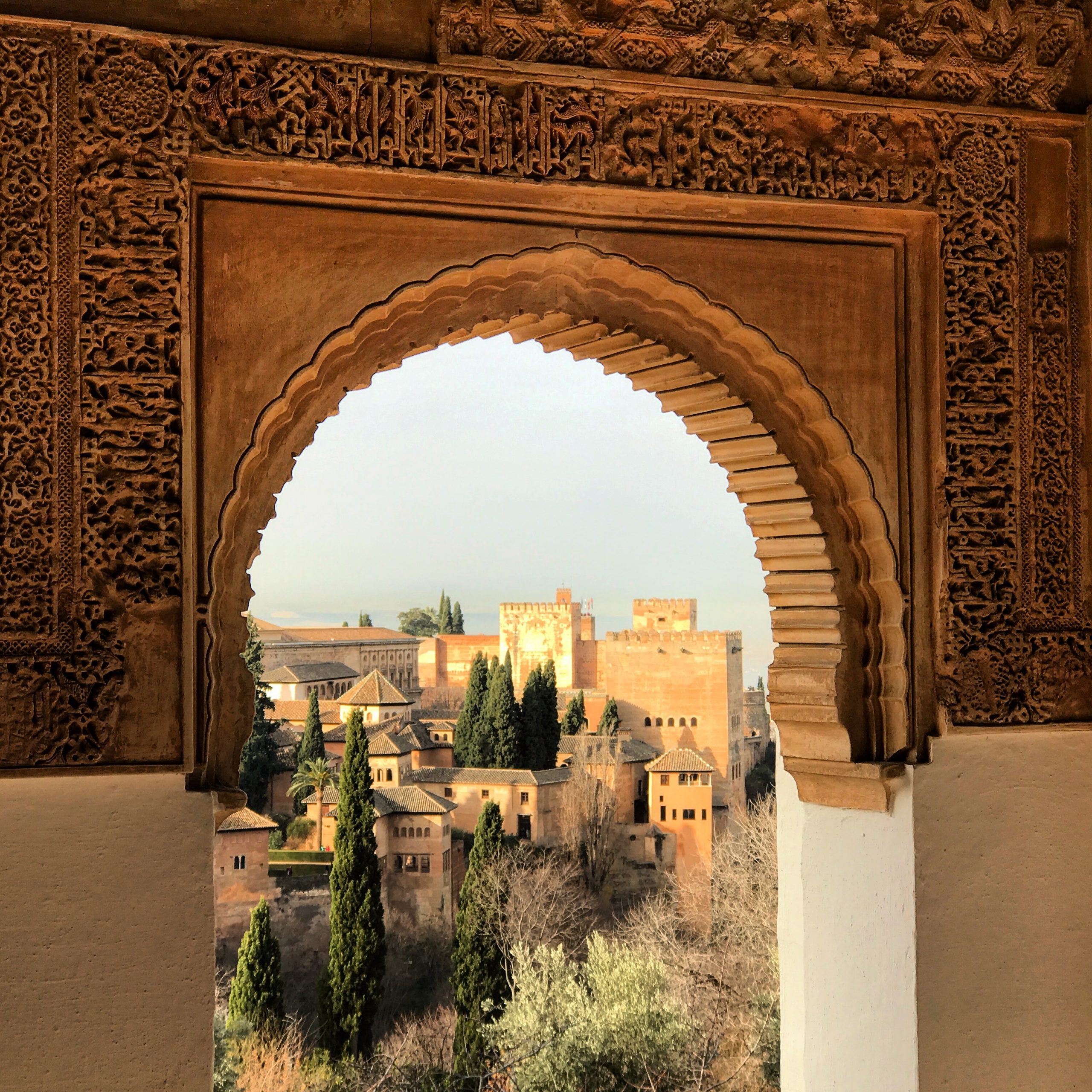 Granada in winter Generalife