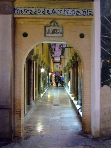 self guided walking tour Granada alcaiceria entrance