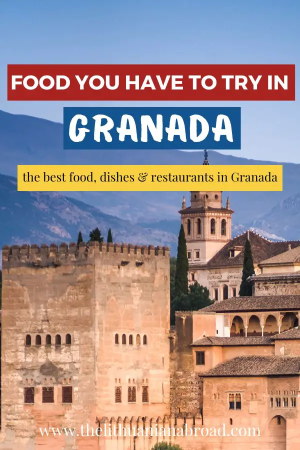 food in granada title photo alhambra