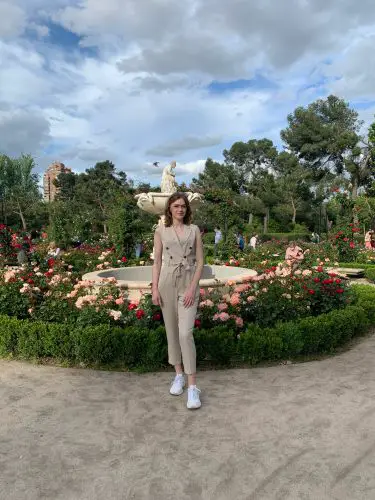 Madrid Instagram Spots El Retiro Rose Garden summer