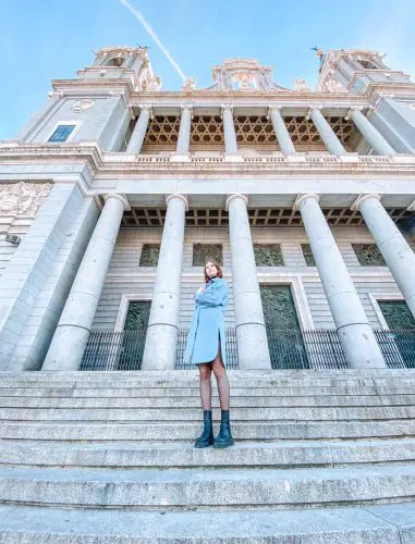 Instagrammable locations in Madrid Royal Palace and the Cathedral
