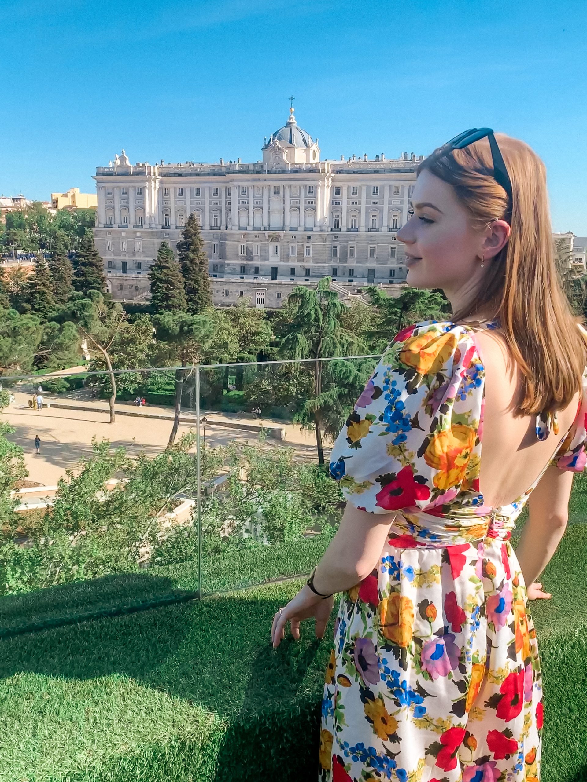 Madrid Instagram Spots instagrammable Rooftop Terrace Sabatini Royal Palace view