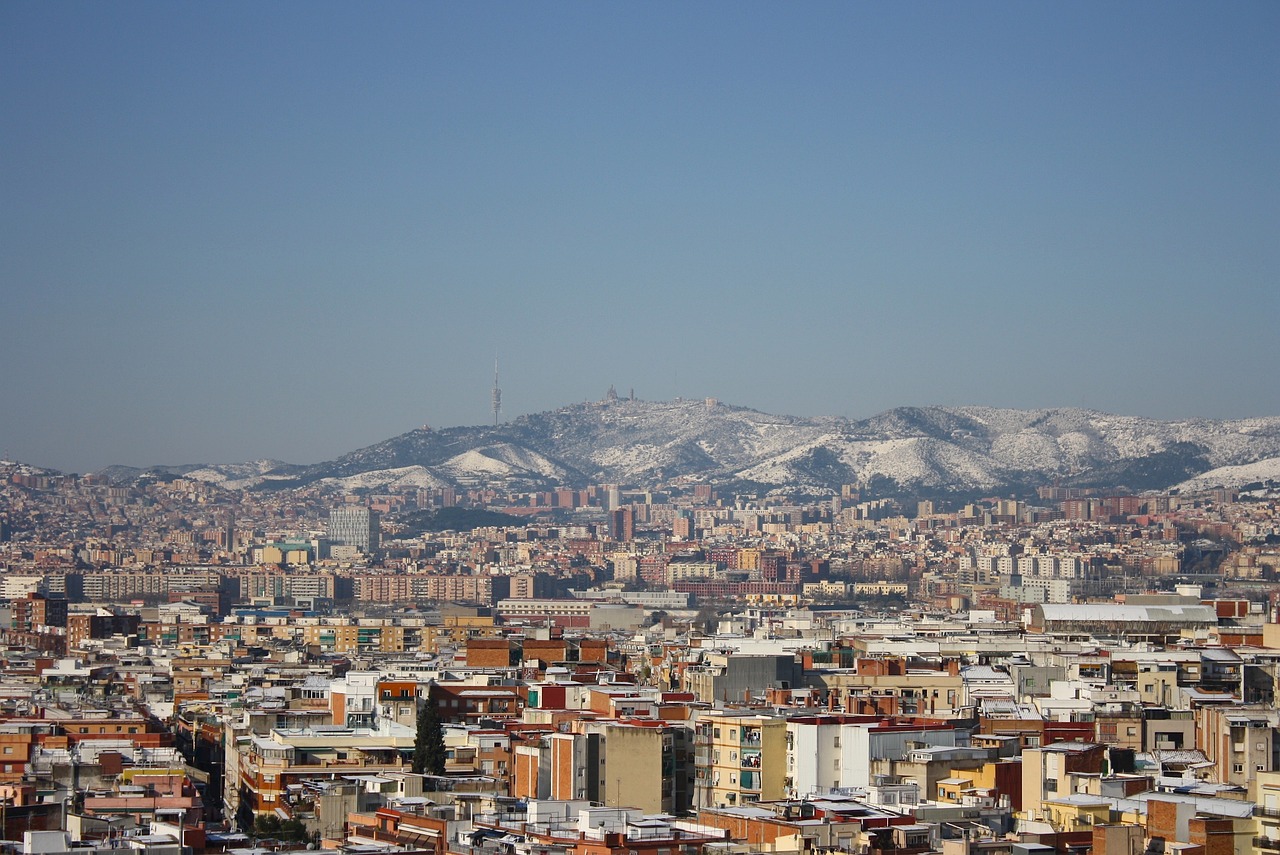 Does it snow in Spain Barcelona city