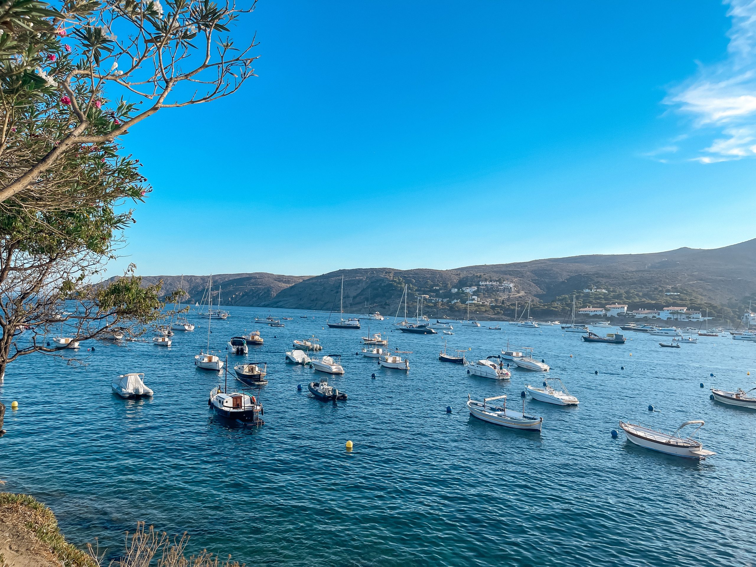 cadaques beaches with boats