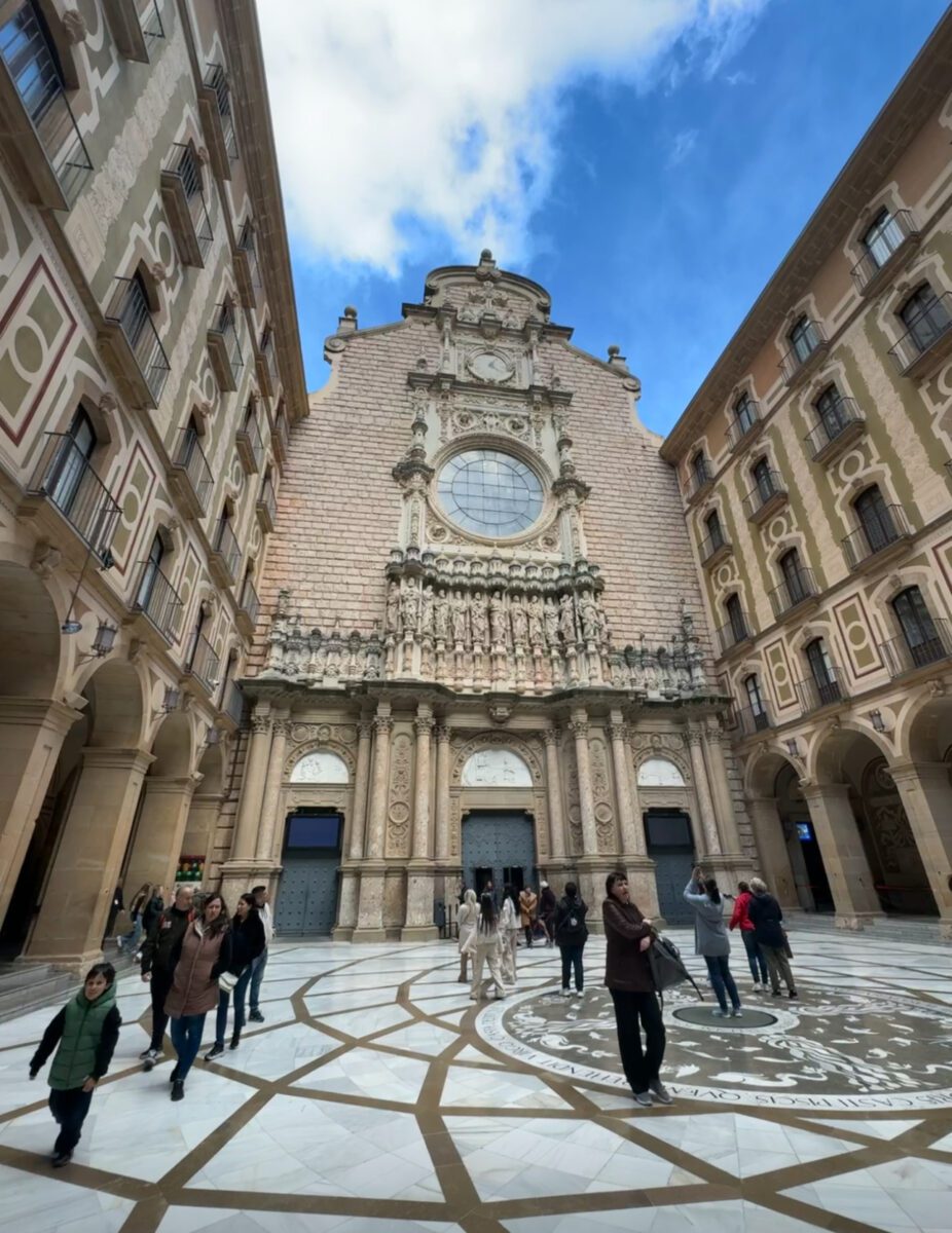 visiting Montserrat Barcelona in winter church barcelona bucket list