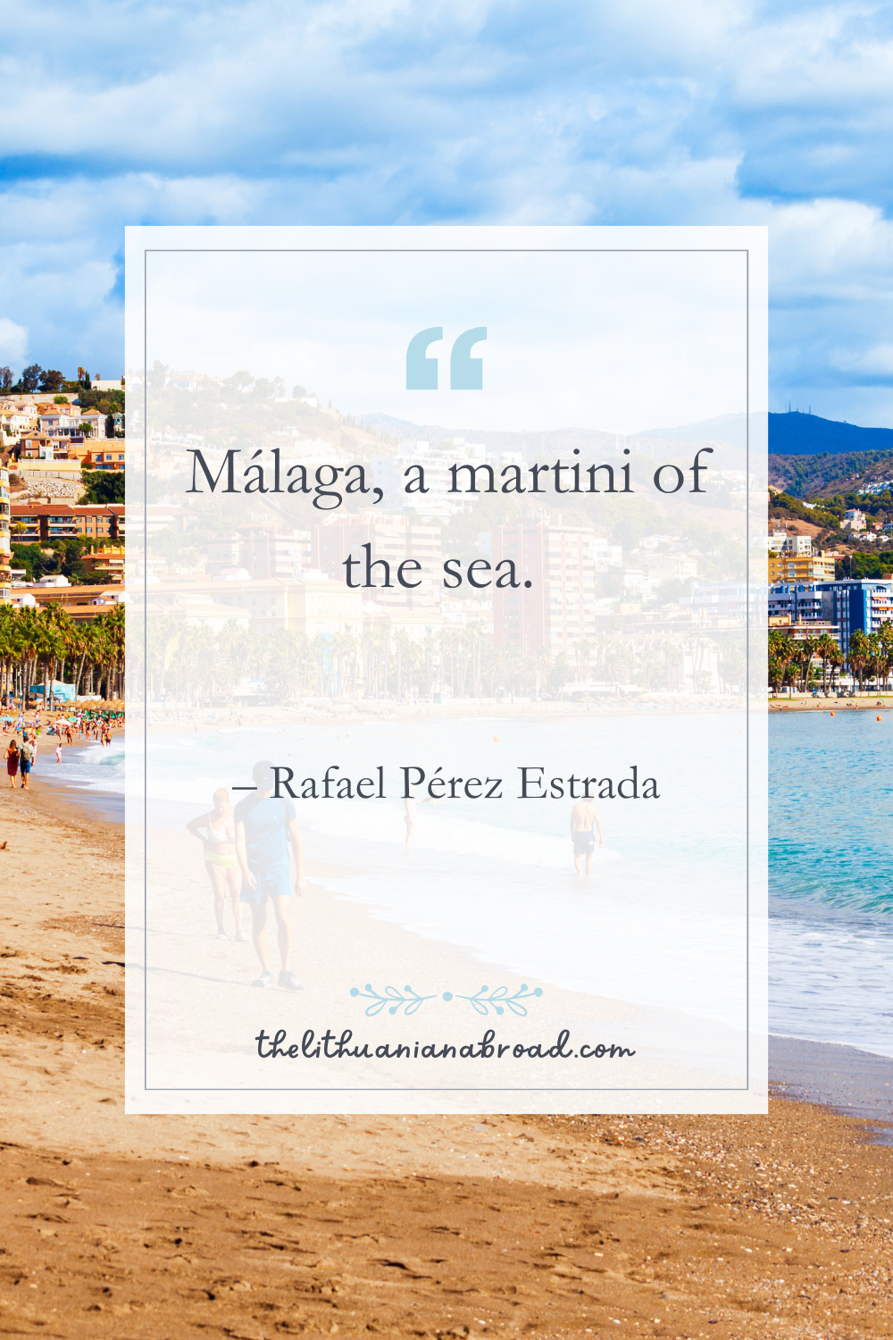 Spain Instagram quotes Malaga sea beach