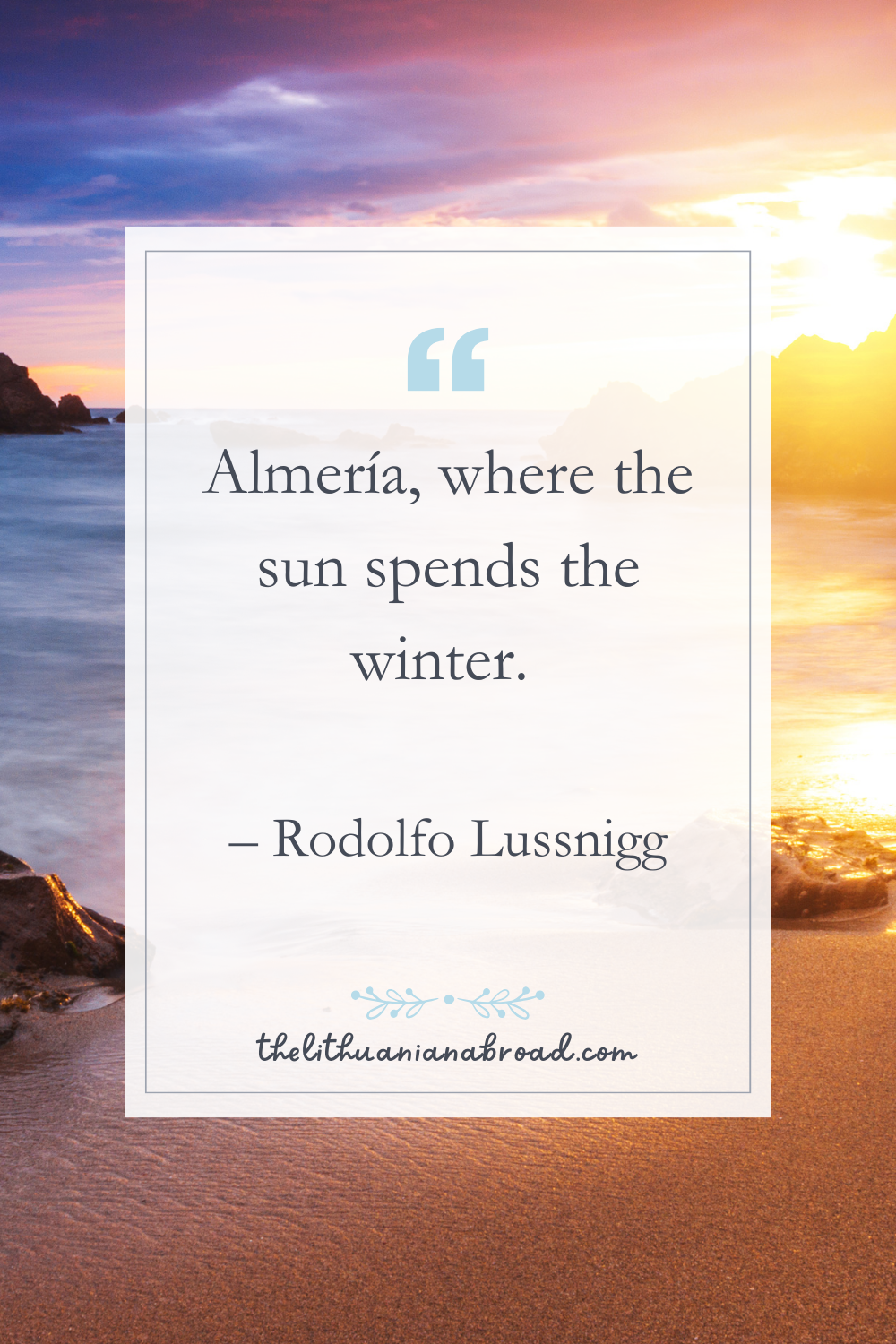 Spain Instagram captions Almeria sun spends winter