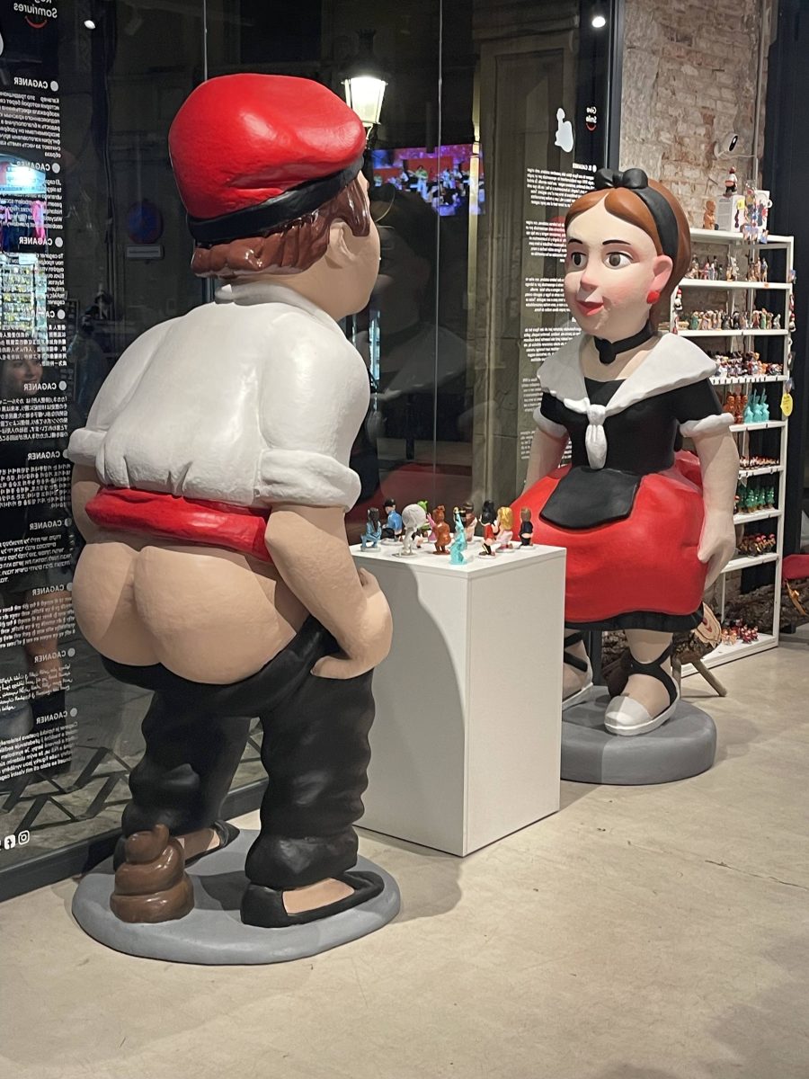 souvenirs from Barcelona caganer shop