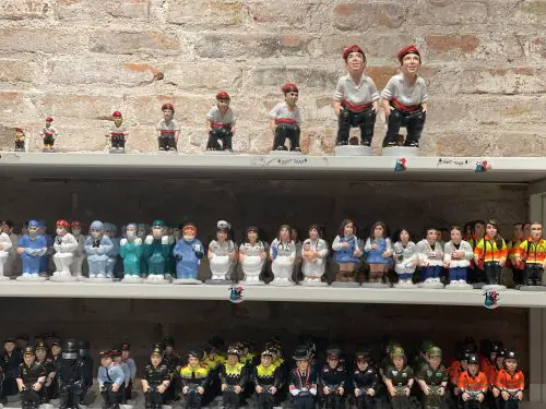 souvenirs from Barcelona caganer figures